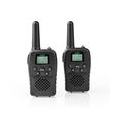 Nedis Walkie-Talkie-Set | 2 Hörer | Bis zu 10 km | Frequenzkanäle: 8 | PTT / VOX | Bis zu 3 Hours | Schwarz NE550718447