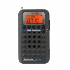 More about HanRongDa HRD-737 Tragbarer Full Band Radio Aircraft Bandempfänger FM / AM / SW / CB / UKW / Air / VHF-Weltband mit LCD-Anzeige【