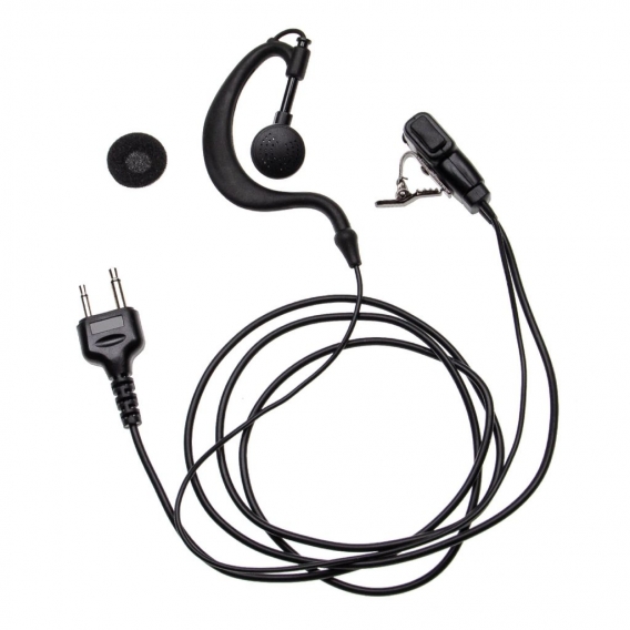 vhbw Headset kompatibel mit TTI TX-446 Funkgerät, Walkie Talkie