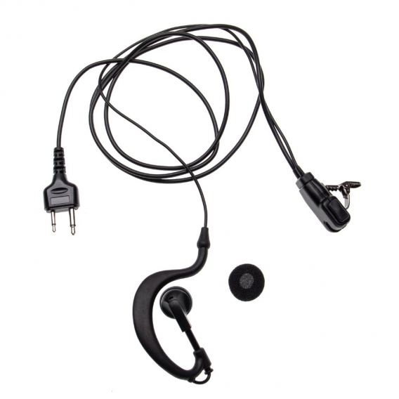 vhbw Headset kompatibel mit TTI TX-446 Funkgerät, Walkie Talkie