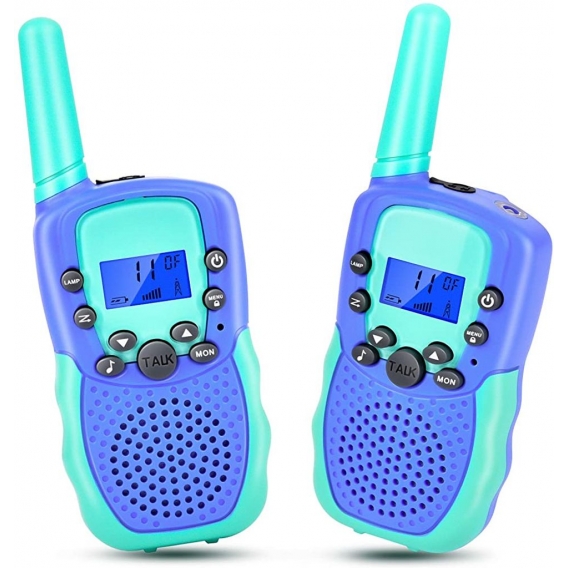 AcserGery Walkie Talkies für Kinder, Walkie-Talkie-Set, Kinderradios mit Taschenlampe, Spielzeug und Geschenk, für Outdoor, Camp