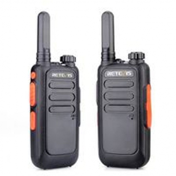 Retevis RT669 Walkie Talkies 0,5 W CTCSS-DCS TOT VOX Scan PMR446 ohne Zwei-Wege-Funklizenz (Schwarz, 1 Paar）