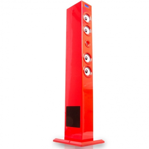 Sound Musikturm Soundtower Dockingstation Ipod Iphone USB rot BigBen Glossy Red