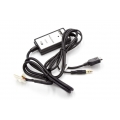 vhbw Adapter Kabel KFZ Auto Radio kompatibel mit Mazda / Apple z.B. Apple iPod 5G, Classic, Nano 1G, Nano 2G, Nano 3G, Nano 4G, 