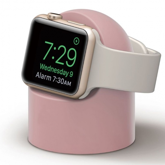 AcserGery Ladeständerhalterung aus Silikon für Apple Watch Series 4/3/2/1 44 mm/42 mm/40 mm/38 mm Ladekabel