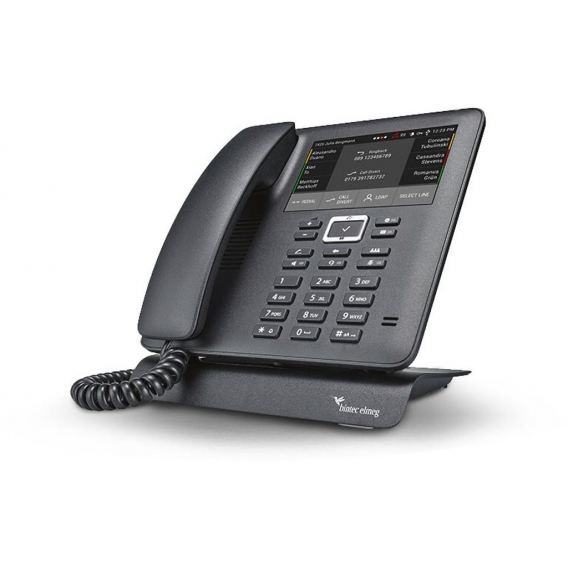 bintec elmeg IP640 - Schwarz - Kabelgebundenes Mobilteil - Im Band - SIP-Info - 272 x 480 Pixel - 10