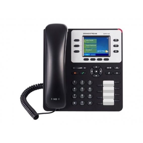 Grandstream GXP 2130 Telefon, Farbdisplay, Rufnummernanzeige, Video-Telefonie, Ethernet