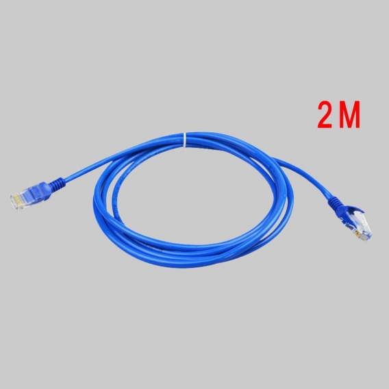 Cat5e Ethernet Internet LAN Netzwerkkabel Modem Router Blau Größe 2M