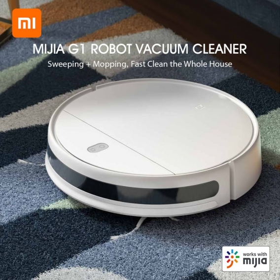 Xiaomi Mijia G1 Roboter Staubsauger 2200Pa Saugmaschine Kehrmaschine Mopper Bodenstaubreiniger APP Control 2500mAh 100-240V