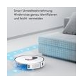 Roidmi EVE Plus Roboter Staubsauger Nass-Trocken-Saugroboter,50 Watt,2700pa Mit sauberer Basis und Beutel,Weiß