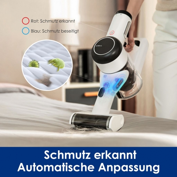 Tineco Smarter Akkustaubsauger Pure One X Handstaubsauger, beutellos Smarte Saugfunktion, Digitales Anzeigefenster,App-Bedienung