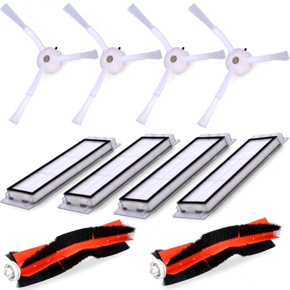 10 pieces Ersatzteile für Xiaomi Roborock S6 S5 MAX S60 S65 S5 S50 25 teilig, Zubehör für Xiaomi Saugroboter Roborock