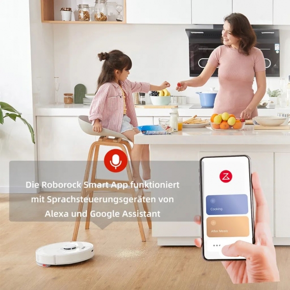 Roborock Q7 Max Staubsauger Roboter Weiß Saugroboter Kehrroboter Kindersicherung mit 2pcs Original Mopp （S5 MAX-Update）