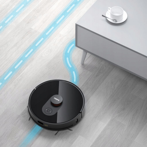 Xiaomi Mijia Staubsauger ROIDMI EVE Plus Roboter Staubsauger und Moppreiniger, mit Staubbeutel, Wischfunktion, 2700Pa,Schwarz