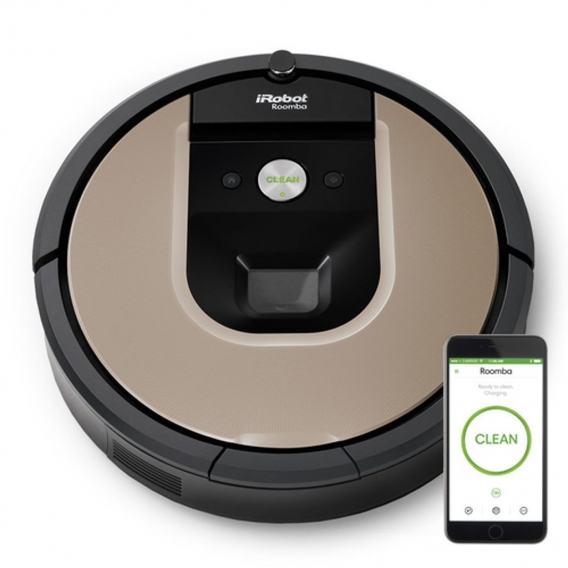 IROBOT Roomba 966 Saugroboter, Schwarz/Braun