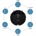 AMIBOT Animal XL H2O Connect - Saugroboter und Bodenreinigungs (APP IOS & Android, hybrider roboter, 200 m², 100 minuten, 750 ml