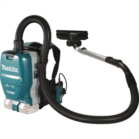 Makita Akku-Rucksackstaubsauger DVC261ZX15 2x18V