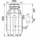 Franke Turbo Elite TE-125 Abfallmühle 930 W, 134.0535.242