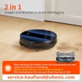 Ultenic D5 Staubsauger Roboter mit Mop Ultradünner Roboter-Staubsauger Bluetooth und WIFI verbunden 3000 Pa Saugkraft 2600 mAh A