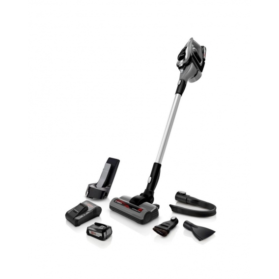 Bosch Akku-Staubsauger Serie 8 BCS812KA2 Beutellos 0,4 l Schwarz, Silber