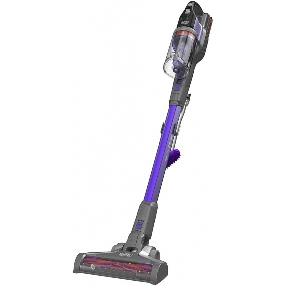 Black & Decker BHFEV182CP 4in1 Pet Akku-Handstaubsauger mit Stiel Violett