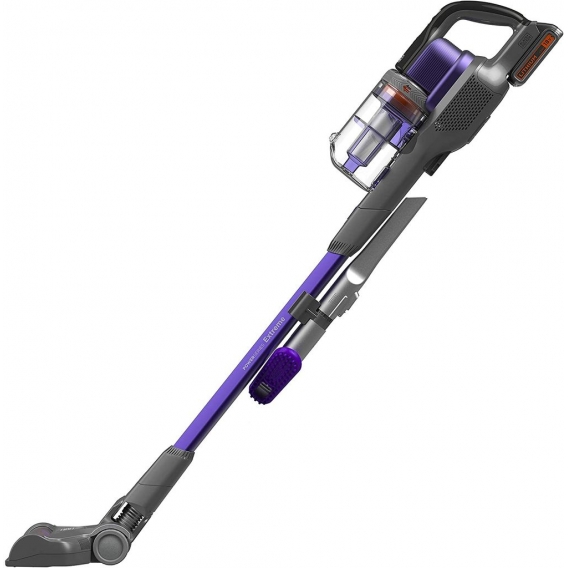 Black & Decker BHFEV182CP 4in1 Pet Akku-Handstaubsauger mit Stiel Violett