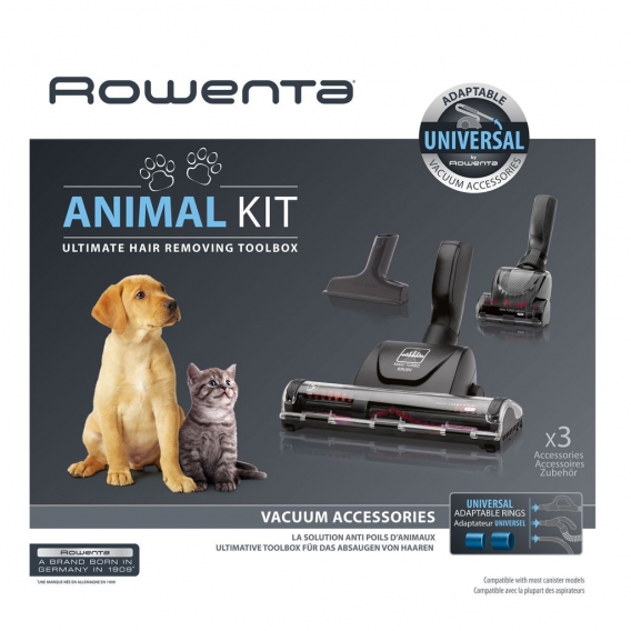 Rowenta Animal-Kit, Universal, Zubehör-Set, Schwarz, 2 Stück(e)