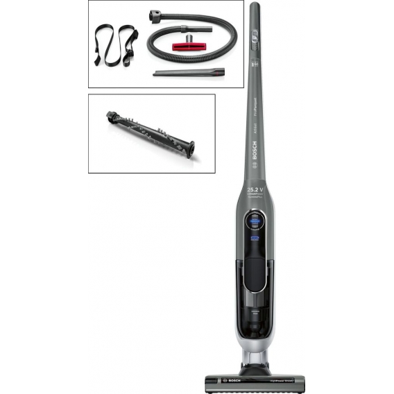 Bosch BBH6PARQ Athlet ProParquet Akkusauger 25,2V Soft Touch grau/silber