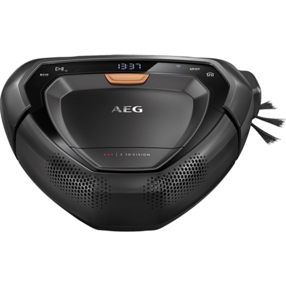 AEG RX9-1-SGM Saugroboter 3D Kamera + Laser bis zu 60 min Laufzeit schwarz