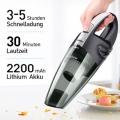 Audew Handstaubsauger Akku Handstaubsauger 120W Nass- und Trockensauger