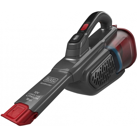 Black & Decker BHHV315B Dustbuster, titanium/rot