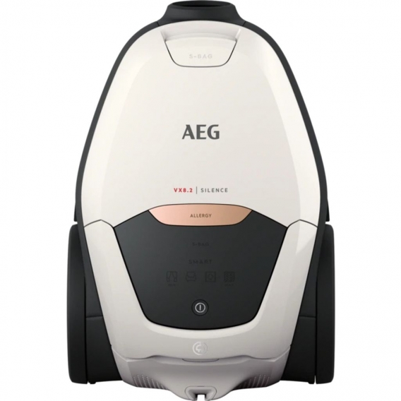 AEG VX82-1-ALR Silence Bodenstaubsauger Soft White, Farbe:Weiß