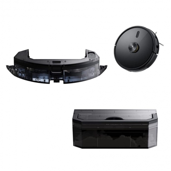 Staubsauger Roboter OPPO realme TechLife Robot Vacuum Schwarz EU Version Teppichreinigung (keine Moppkit)