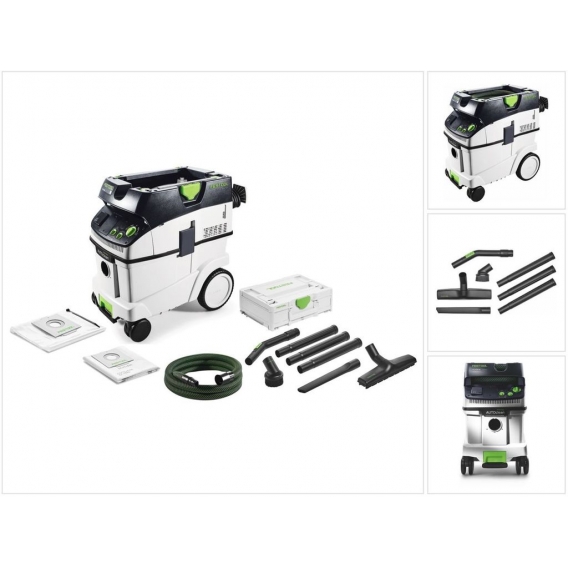 Festool CTL 36 E AC CLEANTEC Absaugmobil 36 l Staubkl. L + Reinigungsset RS-ST D 27/36-Plus im Systainer