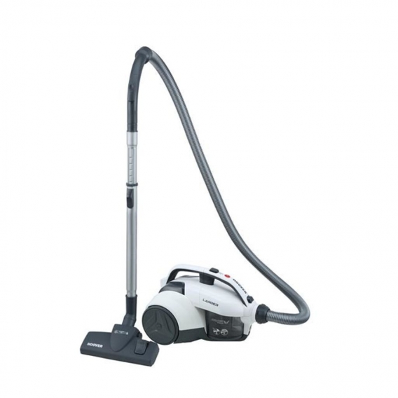 Hoover Bodenstaubsauger Lander LA71 LA10 weiß beutellos 700 Watt Frontlaufrad