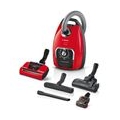 Bosch ProAnimal Beutelstaubsauger, 650 W, 74 Dezibel, Kunststoff, Rot