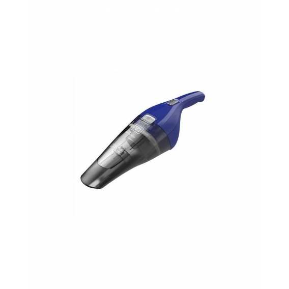 Black & Decker NVC115WA, Trocken, Filterung, 630 l/min, Beutellos, Blau, Grau, 0,385 l