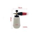 Schaumflasche Heavy Duty Car Foam Blaster Einstellbare Schneeschaumlanze für Hochdruckreiniger mit 1/4\" Schnellanschluss und 1,