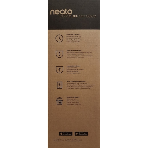 Neato 945-0274 Botvac D3 Connected (D304) Staubsaugerroboter, WLAN, Graphit Grau