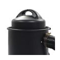 vidaXL Absauganlage mit Adapter Set Schwarz 1100 W