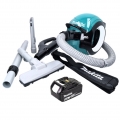 Makita DCL 501 T1 Akku Staubsauger 18 V Brushless + 1x Akku 5,0 Ah + Zubehör - ohne Ladegerät