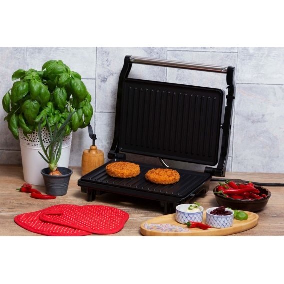 Camry Kontaktgrill | Paninigrill | Elektrischer Grill | Sandwich Maker | 2.100 Watt