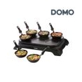 Domo do8710w crepiere + wok - 6 personen - 1000w - schwarz