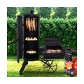 Syntrox Smoker Leptobos 2 Barbecue BBQ Grill Räucherofen Holzkohlegrill Grillwagen