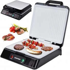 More about Syntrox Chef Maker KG-2000W XXL Kontaktgrill mit Keramikplatten Thermostat und Edelstahldekor