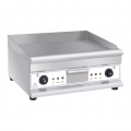 Royal Catering Doppel-Elektro-Grillplatte - 60 cm - glatt - 2 × 3.200 W