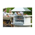 Buschbeck Gartengrillkamin Venedig weiß - silber 90010.000