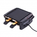 Elektrischer rauchfreier Grill-Grill Mini-Wende-Grill-Multifunktionsgrill mit 4 Backformen Antihaft-Grillplatten fuer den Hausha