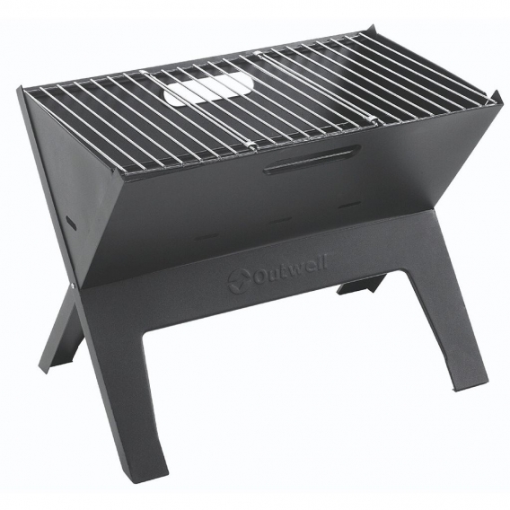 Outwell 350/185 - Grill Cazal 2 Faltgrill Holzkohlegrill klappbar stabil platzsparend schwarz