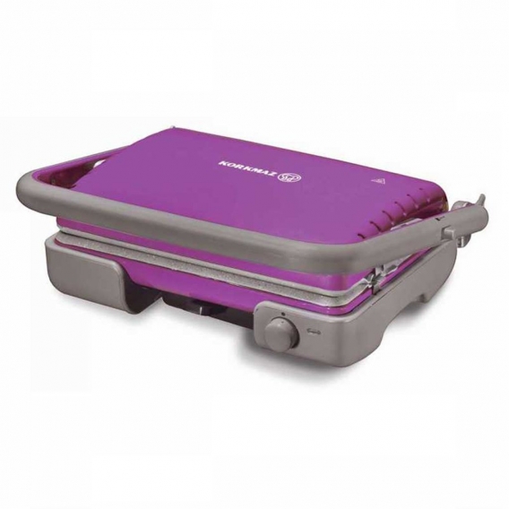 Korkmaz Tostella Toast Grill Toaster Sandwichmaker Kontaktgrill Violet A316-09